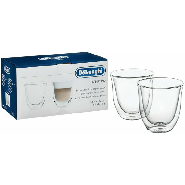 DeLonghi Skleničky na cappuccino set 2 x 0,19