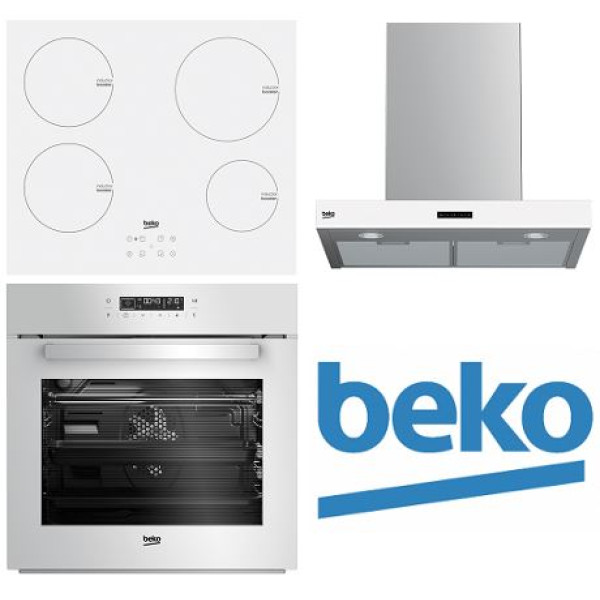 Set BEKO BIR14400WGCS + HII64400ATW + HCB62741BWH 