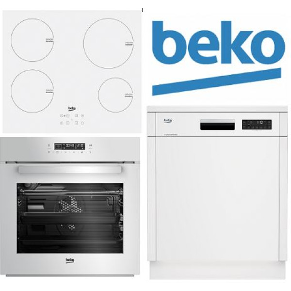 Set BEKO BIR14400WGCS + HII64400ATW + DSN26420W 