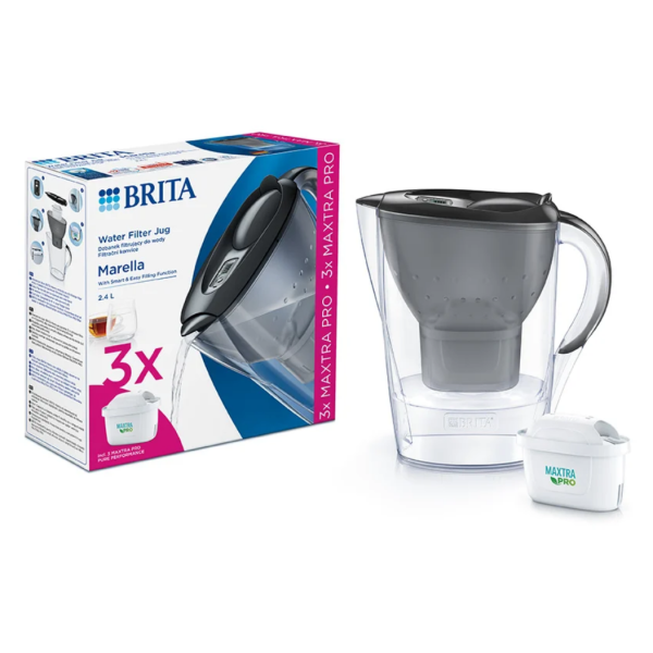Brita Sada filtrační konvice Marella, 2,4 l, grafitová + 3 filtry