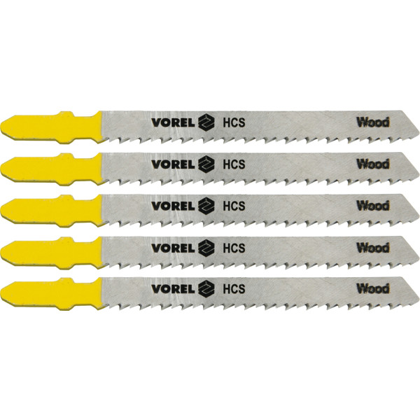 Vorel List do přímočaré pily A 100/75 mm na dřevo a plast 5 ks