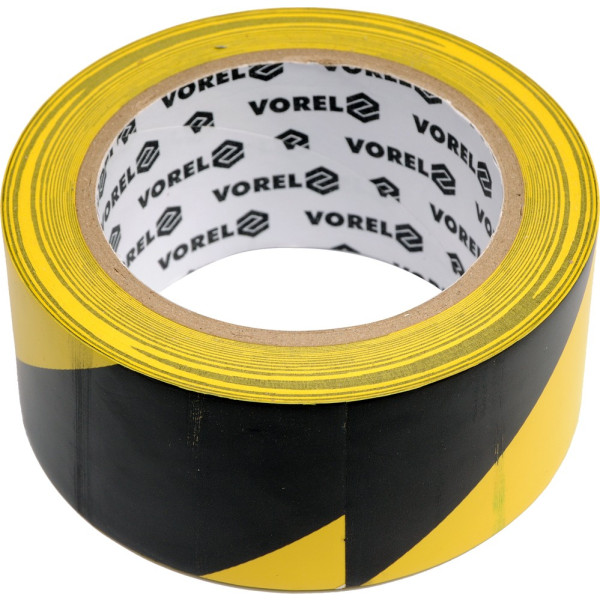 Vorel Páska lepící výstražná 48 mm x 33 m (černožlutá)