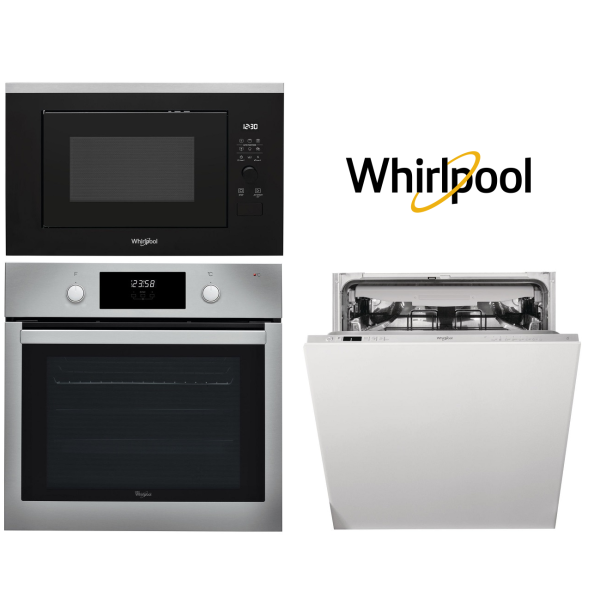 Set WHIRLPOOL WIC 3C26 F + AKP 745 IX + WMF250G + Záruka 5 let na MOTOR VENTILÁTORU trouby a MOTOR ČERPADLA myčky