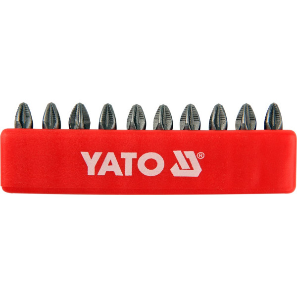 Yato Bit křížový 1/4" PZ2 x 25 mm NON-SLIP 10 ks