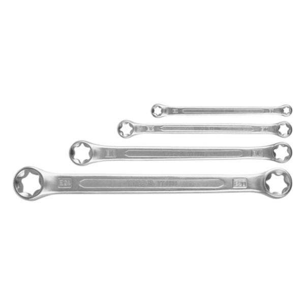 Yato Sada klíčů očkových 4ks TORX E6xE24