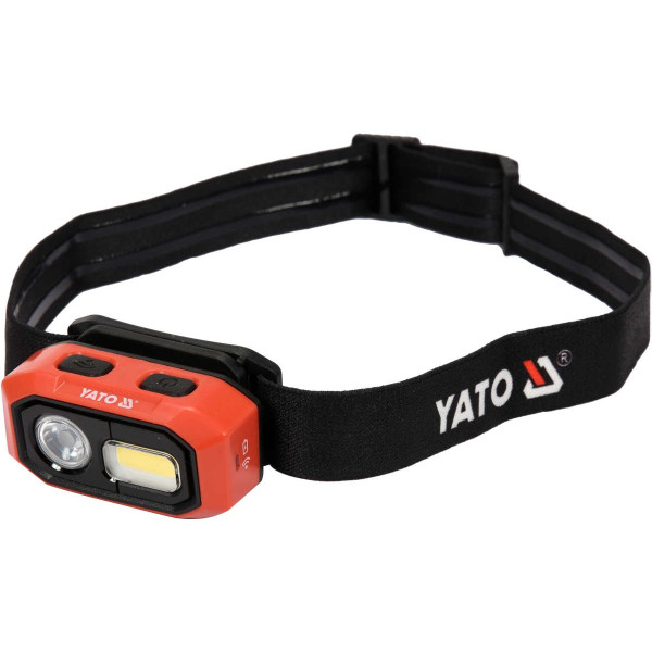 Yato Svítilna čelovka COB/OSRAM LED 480lm