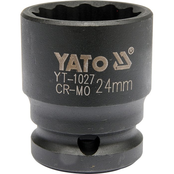 Yato Nástavec 1/2" rázový dvanáctihranný 24 mm CrMo