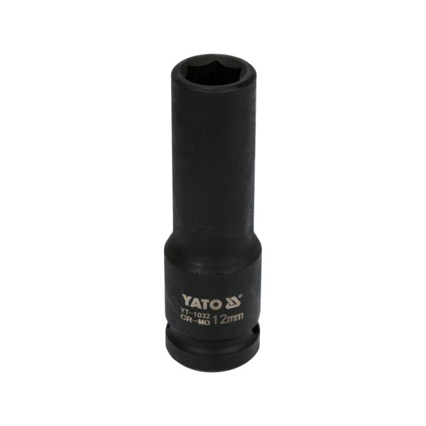 Yato Nástavec 1/2" rázový šestihranný hluboký 12 mm CrMo