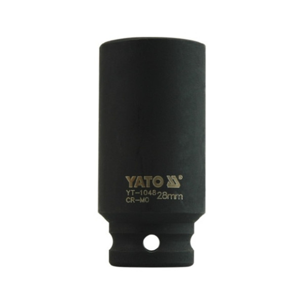 Yato Nástavec 1/2" rázový šestihranný hluboký 28 mm CrMo