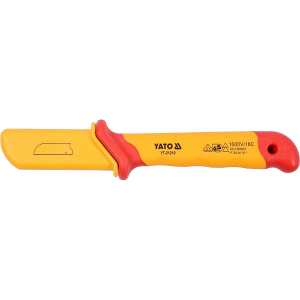 Yato Izolovaný nůž elektrikářský 50 x 180 mm VDE