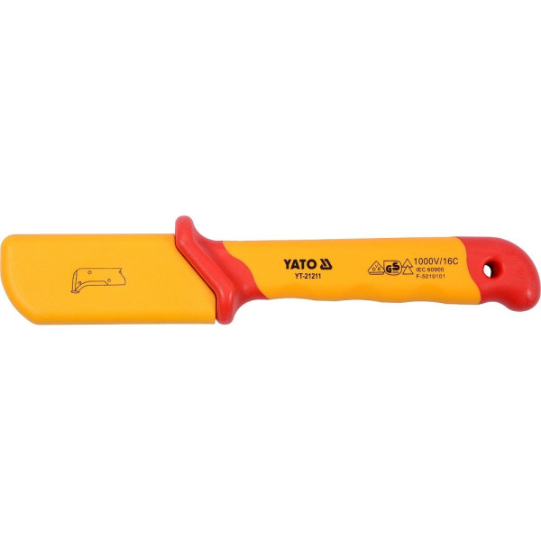 Yato Izolovaný nůž elektrikářský 38 x 155 mm VDE