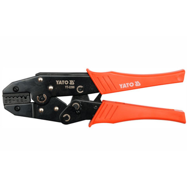 Yato Kleště konektorové 230mm, 22-12(AWG), 0,5-4,00mm2