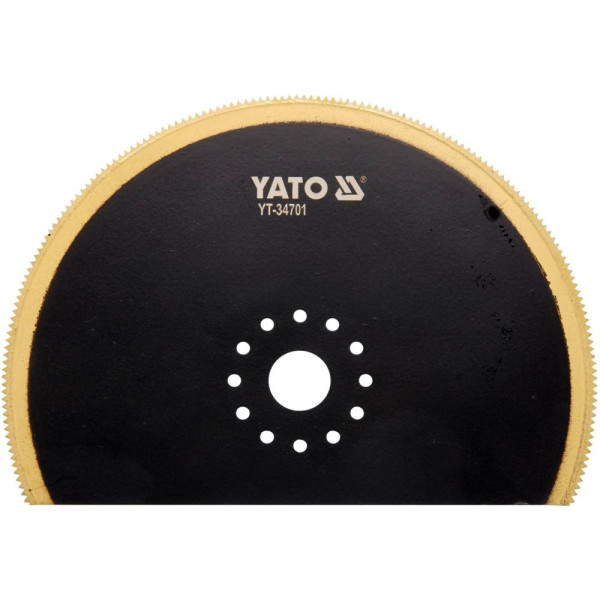 Yato Segmentový kotouč pro multifunkci BIM - TIN, 100 mm (dřevo, kov), 12 otvorů