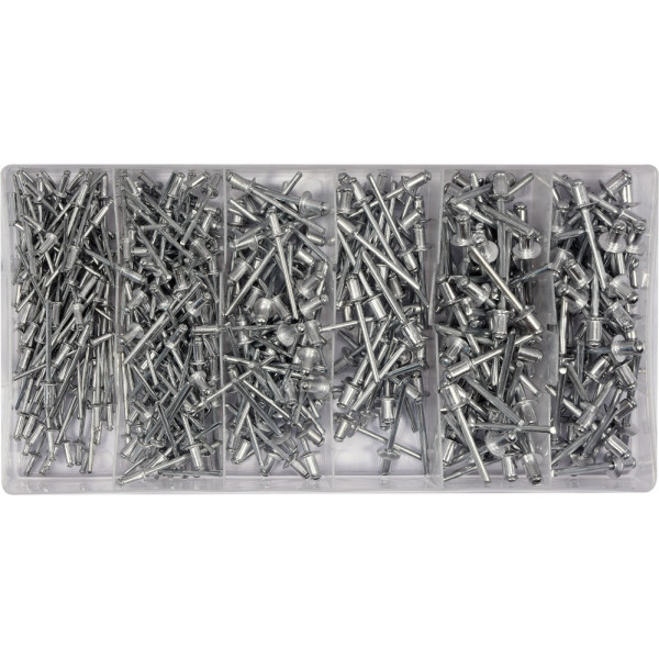 Yato Nýt hliníkový sada 400ks (2,4, 3,2, 4,0, 4,8mm)