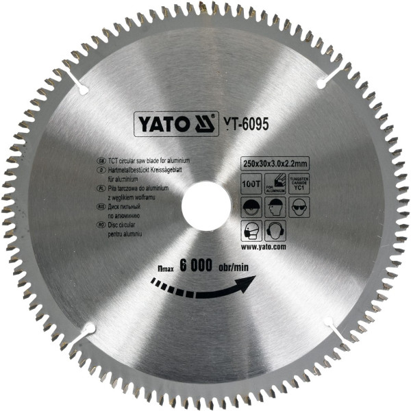 Yato Kotouč na hliník 250 x 30 mm 100z