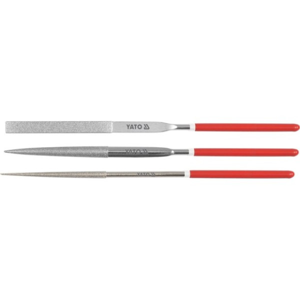 Yato Sada pilníků jehlových diamantových 3 x 140 mm 3 ks