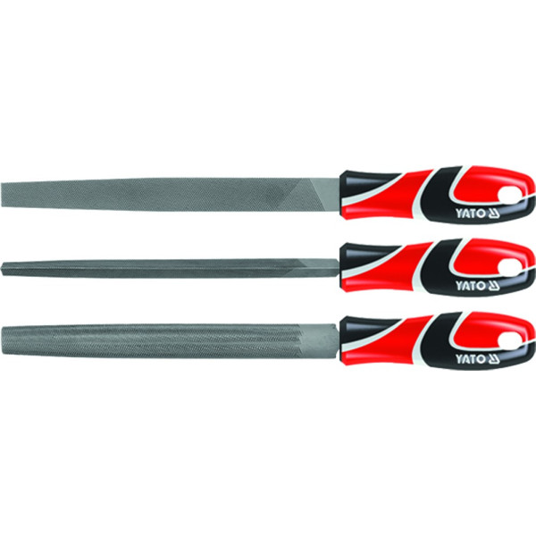 Yato Sada pilníků zámečnických 250 mm 3 ks