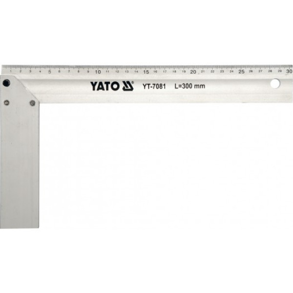Yato Truhlářský úhelník hliníkový 350mm