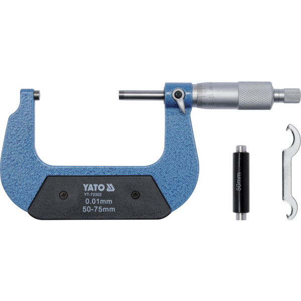 Yato Mikrometr mechanický 50-75mm+00,01mm