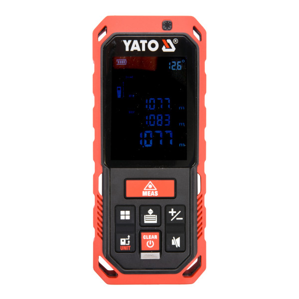 Yato Laserový měřič vzdálenosti 0.2-40M, 10 režimů