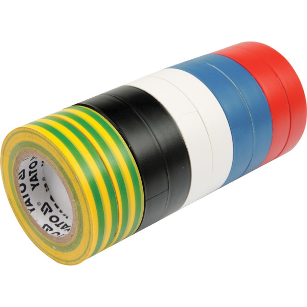 Yato Páska izolační 19 x 0,13 mm x 20 m barevná 10 ks