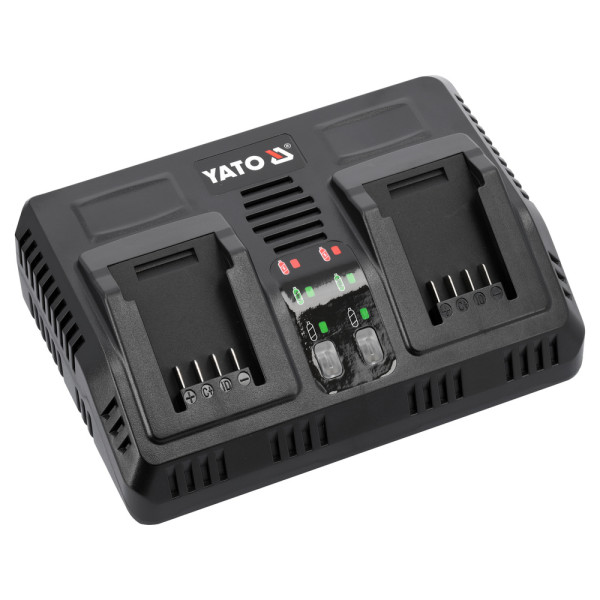 Yato Nabíječka na 2x AKU baterie 18 V, 2.2 A