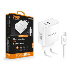 ALI CN PD 20W, USB-C kab., bílá CHPD0012