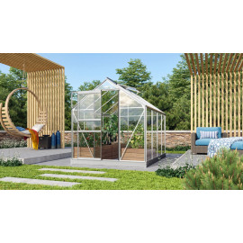 skleník VITAVIA VENUS 5000 čiré sklo 3 mm stříbrný LG1027