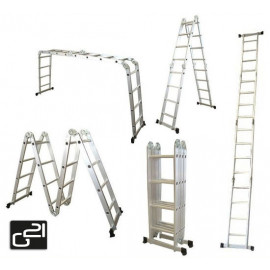 Hliníkové štafle G21 GA-SZ-4x4-4,6M multifunkční