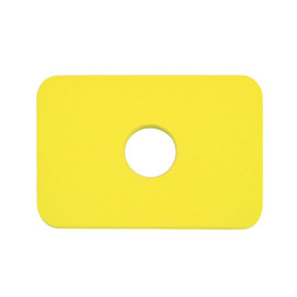 Plavecká deska Obdélník - žlutá