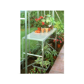 AL regál VITAVIA 120x52 cm jednopolicový stříbrný LG14