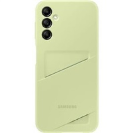 Samsung ochranný kryt s kapsou na kartu pro Samsung Galaxy A14 5G, limetková