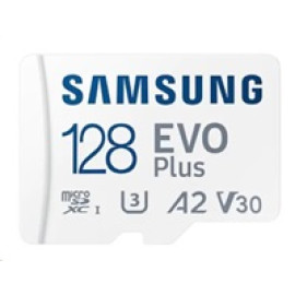 Samsung micro SDXC karta 128GB EVO Plus + SD adaptér