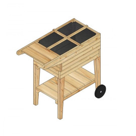 vyvýšený záhon / truhlík LANITPLAST STILT1 (S7290) LG2384