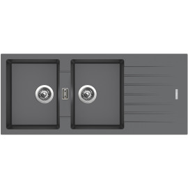 Sinks PERFECTO 1160 DUO Titanium (záruka 5 let)