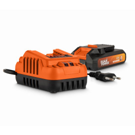 Powerplus Nabíječka 20V/40V 2.0A  plus  Baterie 20V LI-ION 3,0Ah
