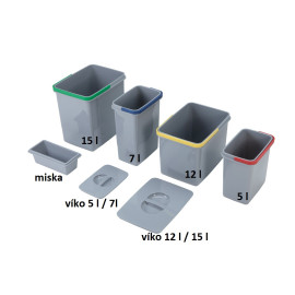 Sinks samostatný koš 15 l