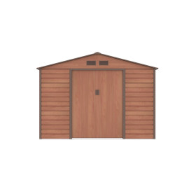 Zahradní domek G21 GAH 706 - 277 x 255 cm, hnědý + Záruka 10 let na prorezavění!
