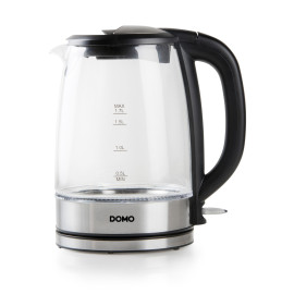 Rychlovarná konvice - skleněná - DOMO DO9266WK, Objem: 1,7 l, Příkon: 2200 W