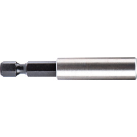 Držák hrotů do vrtačky, 1/4"x60mm, nerez