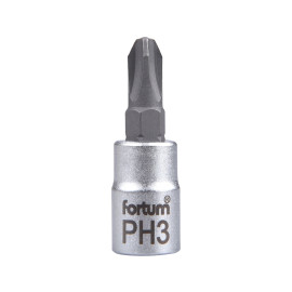 Hlavice zástrčná 1/4" hrot křížový, PH 3, L 37mm
