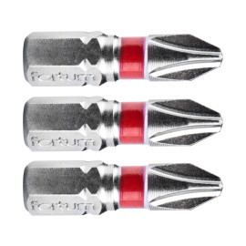 Hrot křížový phillips, sada 3ks, PH 2x25mm, S2