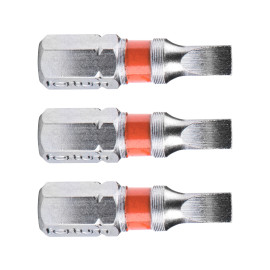 Hrot plochý sada 3ks, 4x25mm, S2