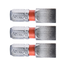 Hrot plochý sada 3ks, 8x25mm, S2