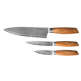 Sada nožů G21 Gourmet Damascus small box 3 ks, rukojeť zebrawood