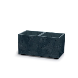 Květináč Prosperplast SIERRA CASE beton effect 57,7 cm antracit