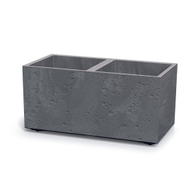 Květináč Prosperplast SIERRA CASE beton effect 77 cm šedý