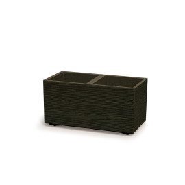 Květináč Prosperplast MADERA CASE eco wood 57,7 cm kávový eco