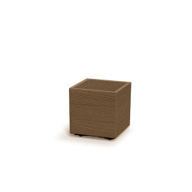 Květináč Prosperplast MADERA SQUARE eco wood 28,8 cm naturo