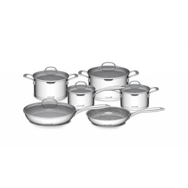 Sada nádobí G21 Gourmet Miracle s pánví navíc, 11 dílů, nerez/greblon